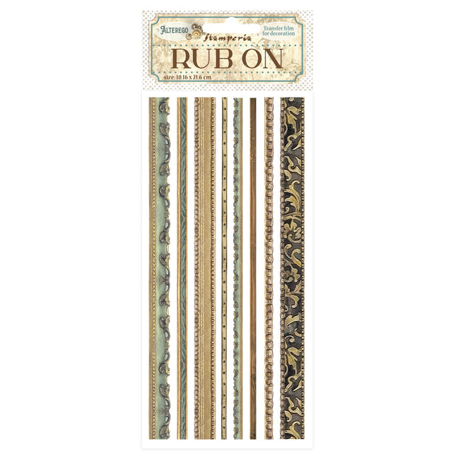 Rub-on cm 10,16x21,6 - Alterego stripes