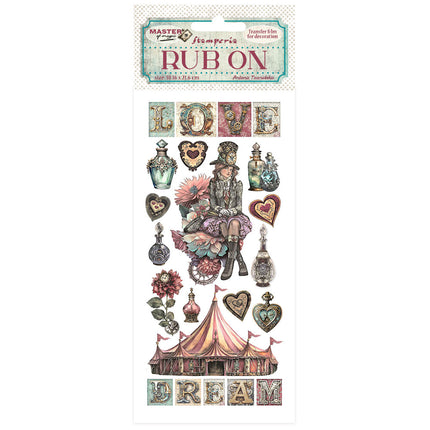 Rub-on cm 10,16x21,6 - Master of Magic circus