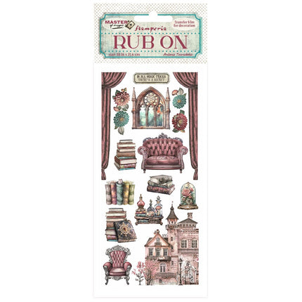 Rub-on cm 10,16x21,6 - Master of Magic house furnishings