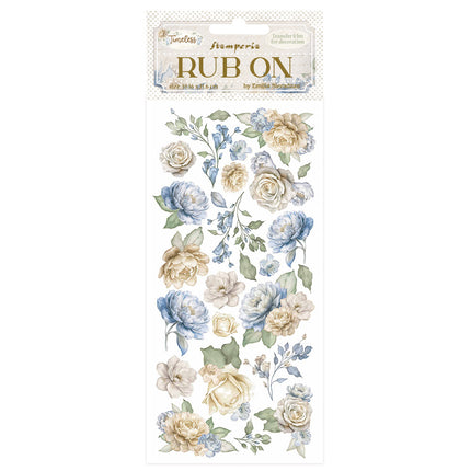 Rub-on cm 10,16x21,6 - Timeless flowers