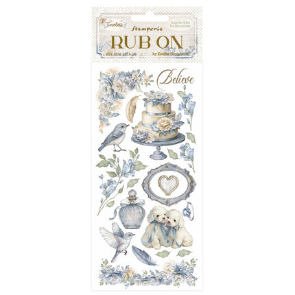 Rub-on cm 10,16x21,6 - Timeless cake