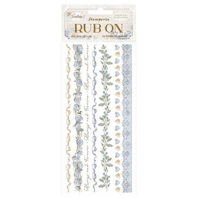 Rub-on cm 10,16x21,6 - Timeless stripes