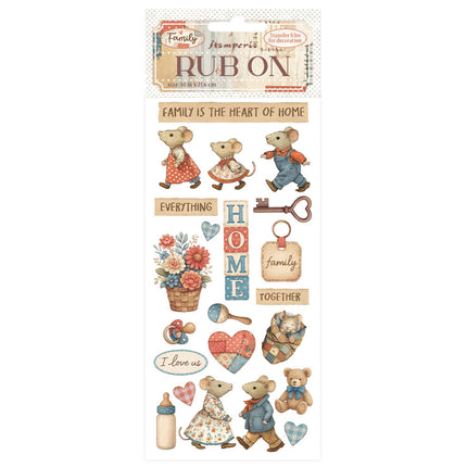 Rub-on cm 10,16x21,6 - Family Home