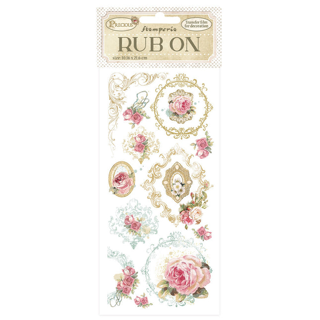 Rub-on cm 10,16x21,6 - Precious frames
