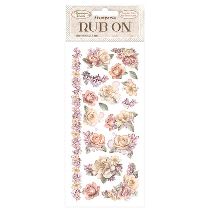 Rub-on cm 10,16x21,6 - Romance Forever roses
