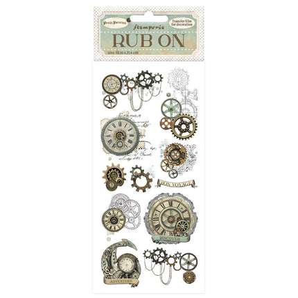 Rub-on cm 10,16x21,6 - Voyages Fantastiques gears