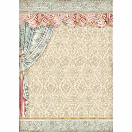 A3 Rice paper packed Drapery