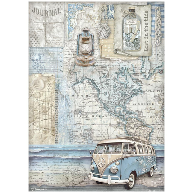 A4 Rice paper packed - Silent Sea van