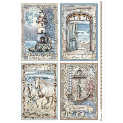 A4 Rice paper packed - Silent Sea 4 cards