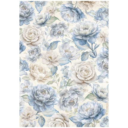 A4 Rice paper packed - Timeless big roses