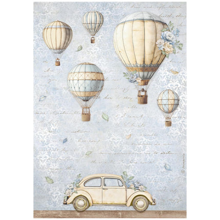 A4 Rice paper packed - Timeless air balloons
