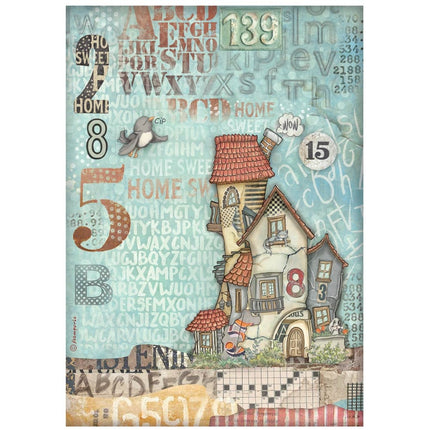 A4 Rice paper packed - Furry Friends house