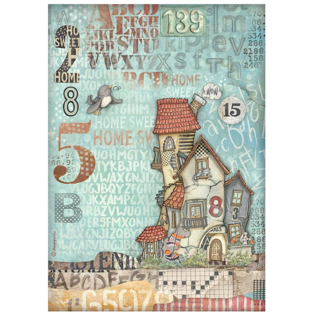 A4 Rice paper packed - Furry Friends house
