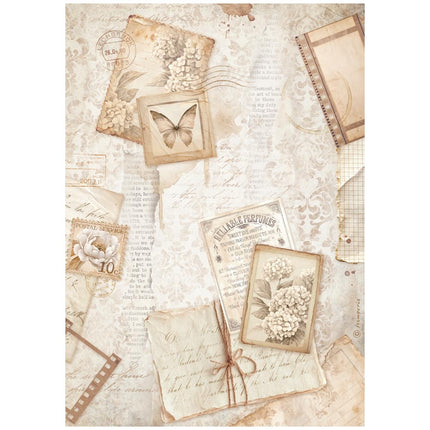 A4 Rice paper packed - Quiet Days postcards