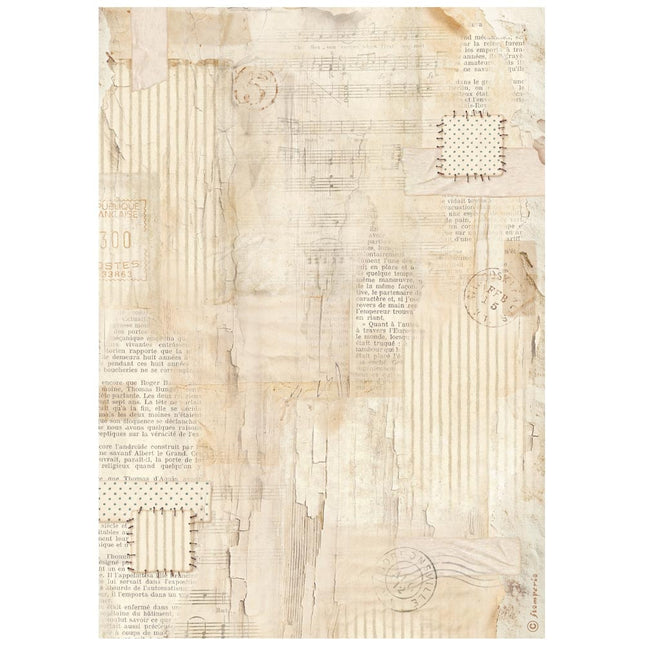 A4 Rice paper packed - Family background pattern