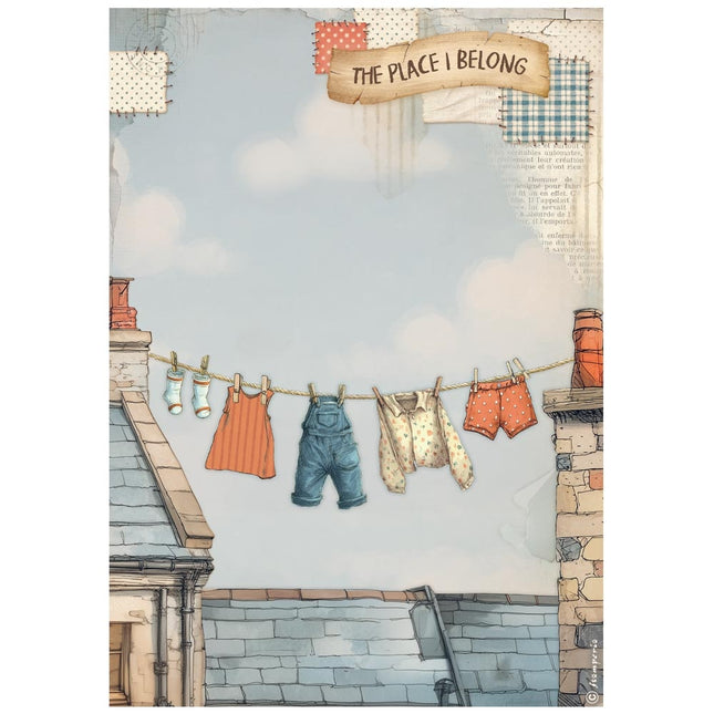 A4 Rice paper packed - Family fresh laundry