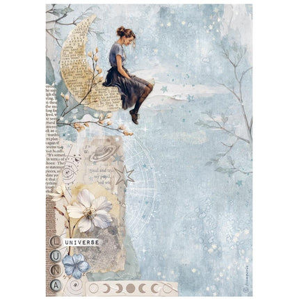 A4 Rice paper packed - Secret Diary moon