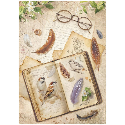 Printed A4 Rice paper for Art and Craft - All Around book