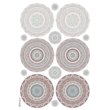 A4 Rice paper packed Mandala
