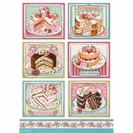 A4 Rice paper packed Patisserie