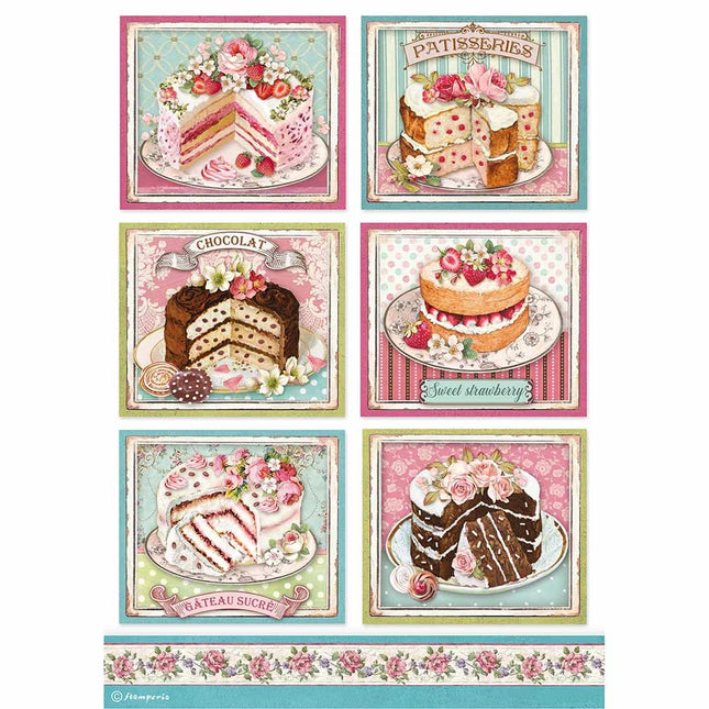 A4 Rice paper packed Patisserie