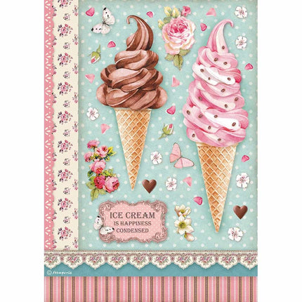 A4 Rice paper packed Ice cream