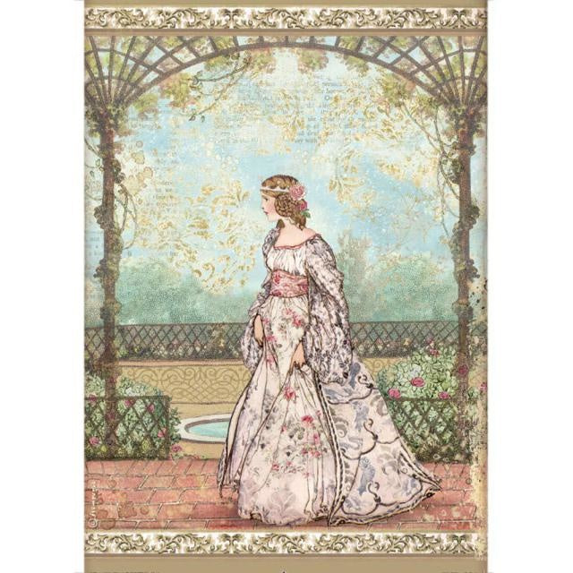 A4 Rice paper packed - Sleeping Beauty princess