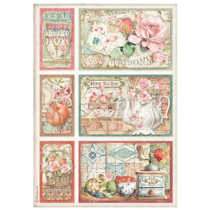 A4 Rice paper packed - Casa Granada cards