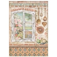 A4 Rice paper packed - Casa Granada window