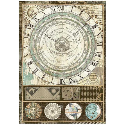 A4 Rice paper packed - Alchemy astrolabe