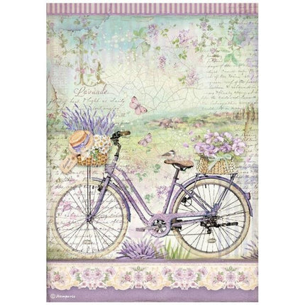 A4 Rice paper packed - Provence bicycle