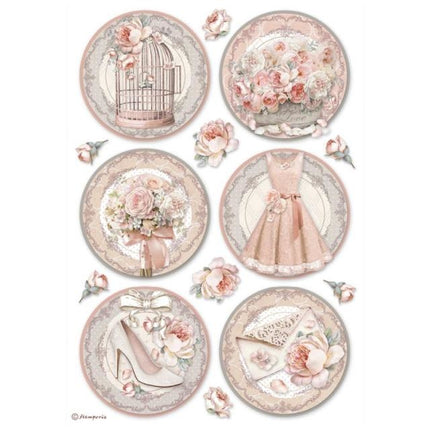 A4 Rice paper packed - You and me rounds
