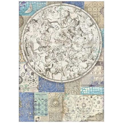 A4 Rice paper packed - Cosmos Infinity zodiac