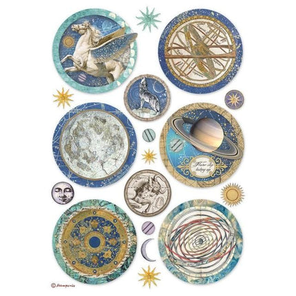 A4 Rice paper packed - Cosmos Infinity rounds