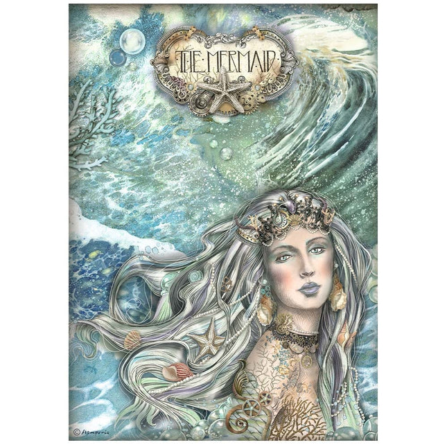 A4 Rice paper packed - Songs of the Sea The Mermaid