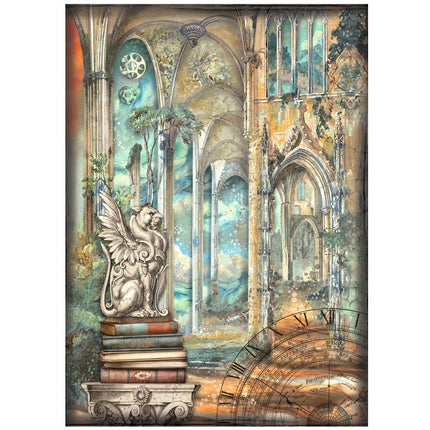 A4 Rice paper packed - Sir Vagabond in Fantasy World dragon