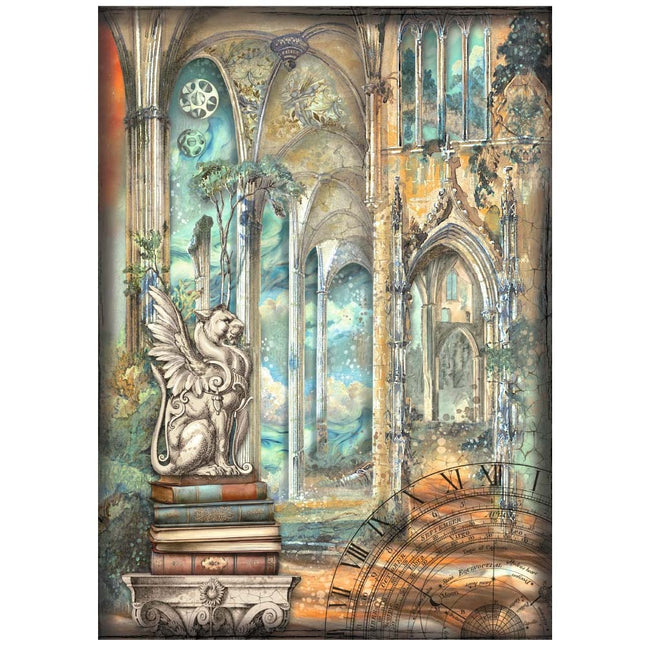 A4 Rice paper packed - Sir Vagabond in Fantasy World dragon