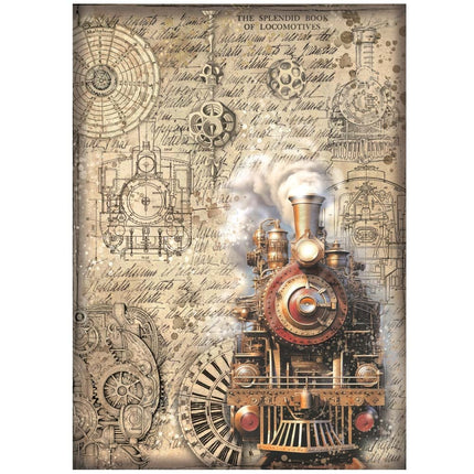 A4 Rice paper packed - Sir Vagabond in Fantasy World train