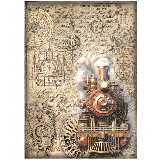 A4 Rice paper packed - Sir Vagabond in Fantasy World train