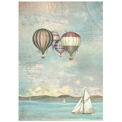 A4 Rice paper packed - Sea Land balloons
