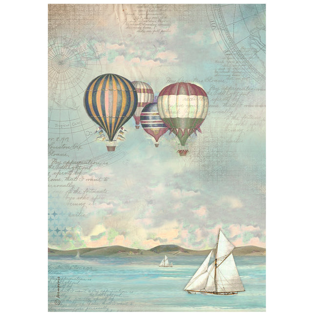 A4 Rice paper packed - Sea Land balloons