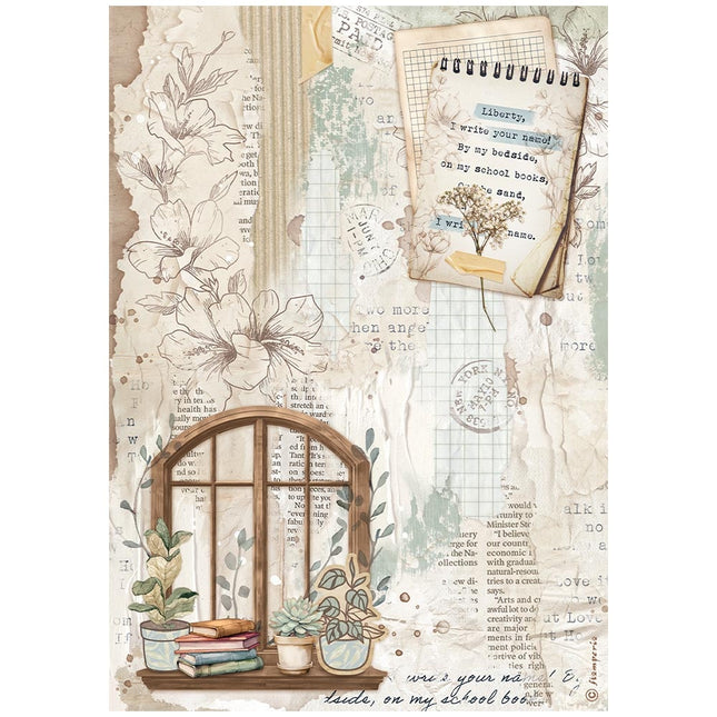 A4 Rice paper packed - Create Happiness Secret Diary window