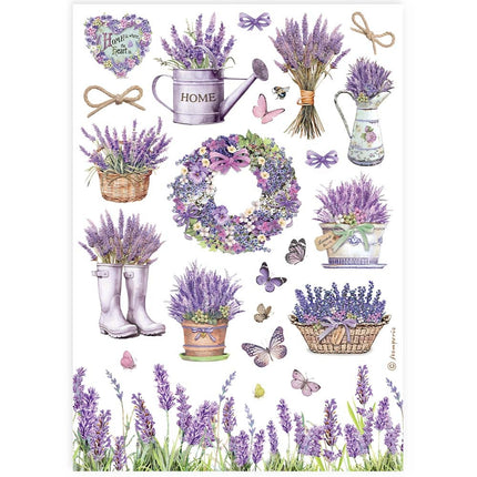 A4 Rice paper packed - provence accessories