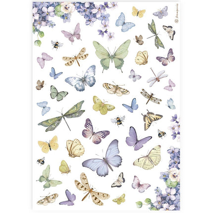 A4 Rice paper packed - butterflies
