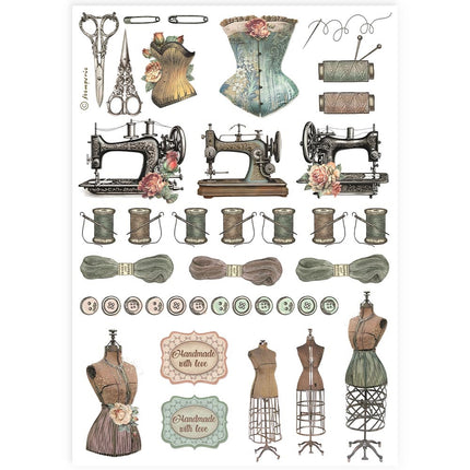 A4 Rice paper packed - sewing accessories