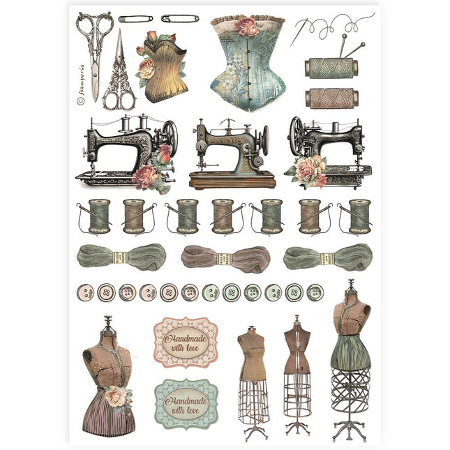 A4 Rice paper packed - sewing accessories