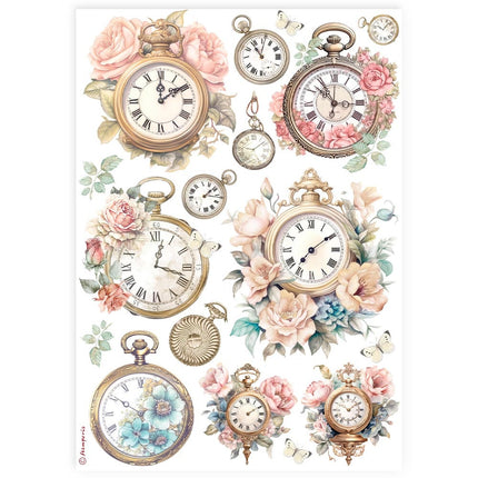 A4 Rice paper packed - clocks