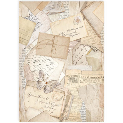 A4 Rice paper packed - postal cards