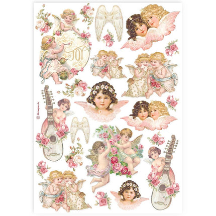 A4 Rice paper packed - angels