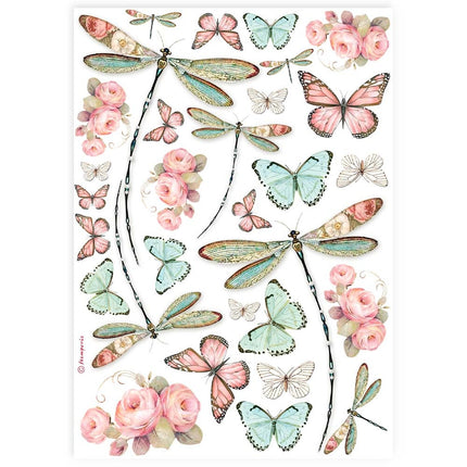A4 Rice paper packed - dragonfly